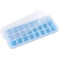 thumbnail image 1 of Silicone Ice Cube Tray Ice Cube Mold Container Frozen Cubes 24 Compartments with Lid for Bars Households Party, 1 of 8