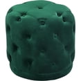 thumbnail image 1 of Meridian Furniture Harper Ottomane/tabouret Contemporain en Velours Vert, 1 of 8