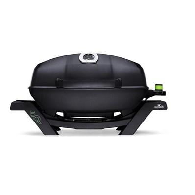 Napoleon PRO285E-BK TRAVELQ Gril Électrique Portable Noir, Conçu pour un BBQ Portable avec Couvercle en Aluminium Coulé à Sommet Haut, Jauge de Température Accu-ProbeTM et Poignées Latérales pour un Transport Facile. Idéal pour la Cuisson Extérieure et les Espaces Compacts.