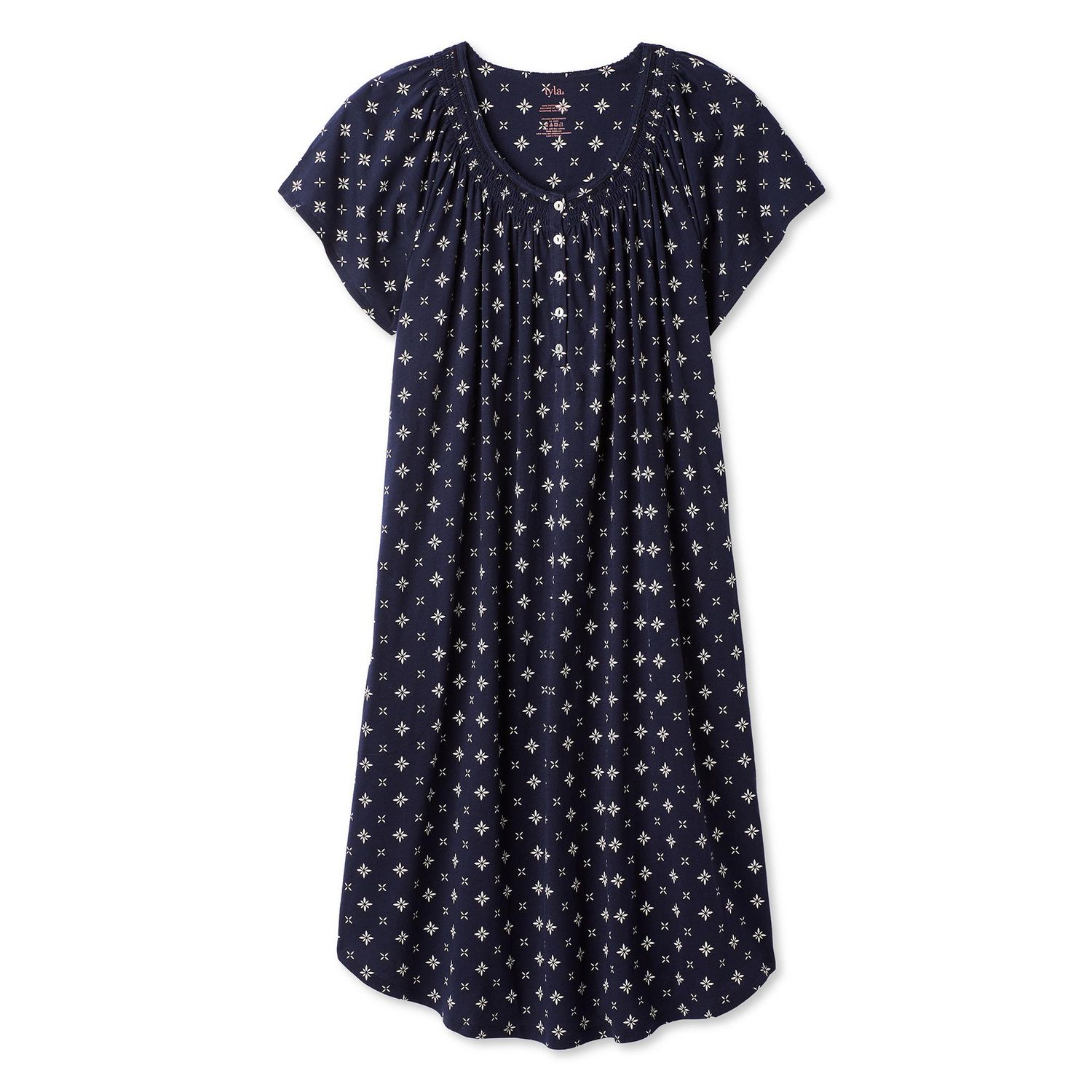 Chemise de nuit imprimée Iyla Plus pour femmes