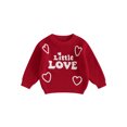 thumbnail image 1 of Gupgi Chandails de Printemps pour Filles, Mode Cœur d'Amour, Manches Longues, Col Rond, Pulls pour Bébés Filles, 1 of 9