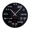 thumbnail image 1 of Creative Mathematics Blackboard Clock Wall Clock Teacher Gift for Classroom Home Office, 1 of 7