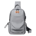 thumbnail image 2 of LSLJS Sling Bags Men and Women Shoulder Backpack Small Cross Body Chest Sling Backpack Sling Bag Crossbody Backpack for Men Women Sling Backpack Hiking Daypack Multip, Makeup Packages, 2 of 9