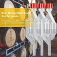 thumbnail image 2 of Homebrew Airlock Kit for Wine Fermentation - 6 Pack Plastic Airlocks with Sealing Rings, 2 of 4