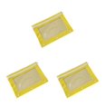 thumbnail image 2 of Decodeary Durable Pouch For Organizing Documents In Office Portable Zippered Pouch Yellow 3Set, 2 of 6