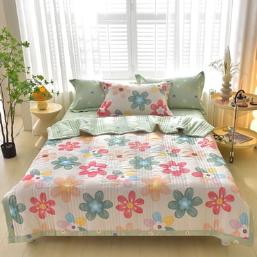 ABPWLY Summer Washed Cotton Conditioned Quilt Summer Cool Quilt Machine Washable Thin Quilt Quilt Core Student Bedroom Dormitory Summer Quilt Clearance Throw Canada Days Throw Blankets & Throws
