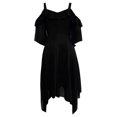 thumbnail image 4 of Off Shoulder Dress Summer Womens Fashion Dark In Love Ruffle Sleeves Off Shoulder Gothic Midi Dress, 4 of 4