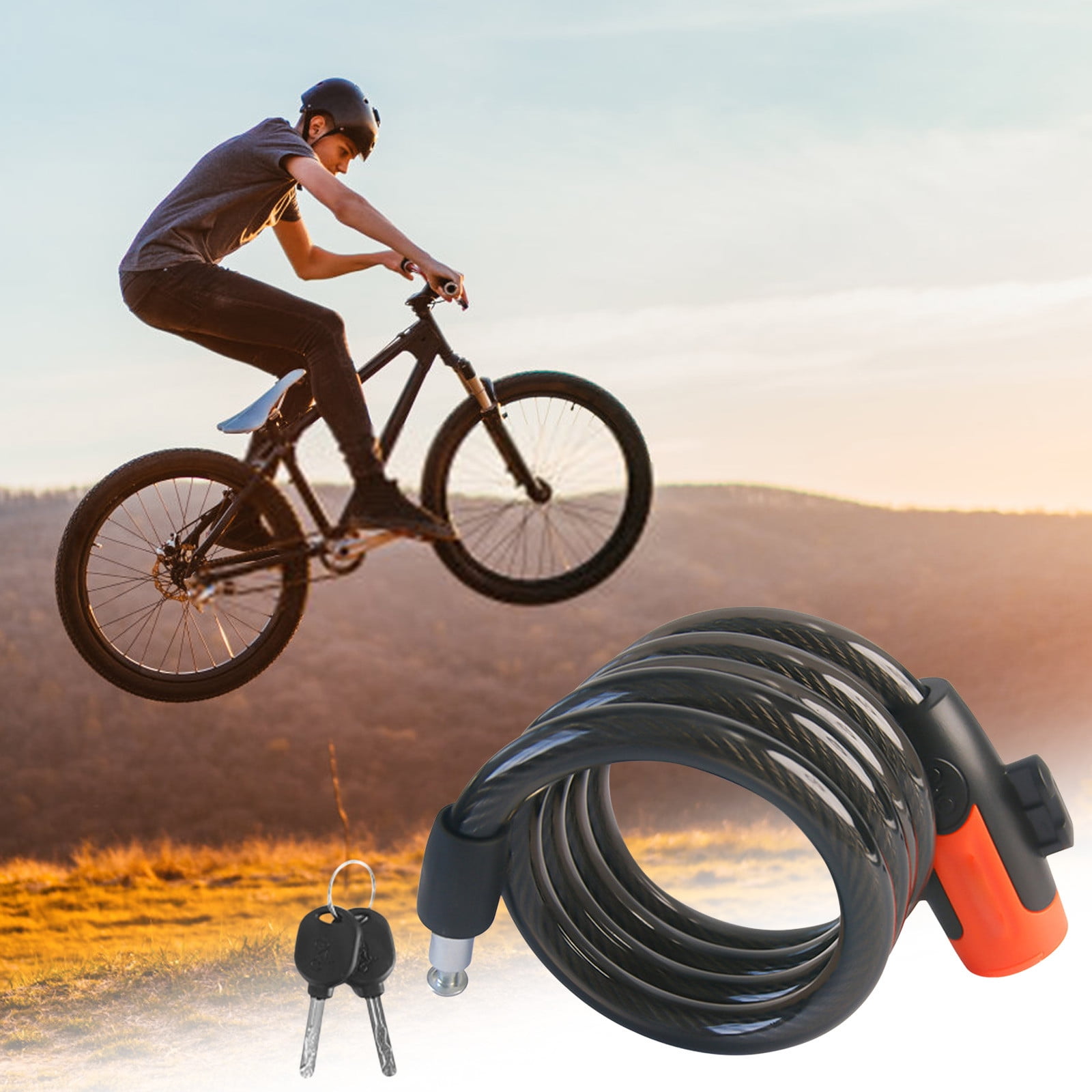 Keenso Antivol U Pour Vélo – Acier Trempé, Clé Interne, Solide – Sécurité Maximale