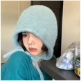 thumbnail image 4 of LinYooLi Bonnet Mignon Y2K pour Femmes, Chaud et Moelleux, Bonnet Japonais Coloré Kawaii avec Protection des Oreilles, 4 of 7