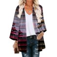 thumbnail image 1 of Nouveaux Hauts pour Femmes 2023 Mode Grande Taille Manches Longues Col Rond Blouse Imprimée Automne Chandail Décontracté Hauts Chemise Manches Longues pour Femmes, 1 of 5