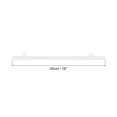 thumbnail image 2 of Unique Bargains PVC Poster Hanger Rail Poster Strip Bar 40cm/16inch Clear with Clips for Poster, Map, 2 Set, 2 of 5