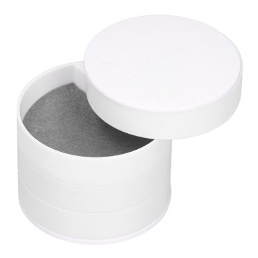 Jewelry Box Spin Ornaments Organizer Dustproof Container Simple Holder Jewel Box Storage Jar Container
