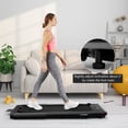 thumbnail image 2 of SuperFit 2.25HP 2 in 1 Folding Treadmill Remote Control W/ APP Control Speaker Black, 2 of 10