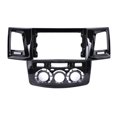 thumbnail image 1 of Car Stereo Radio Fascia Black Protective Panel for Hilux 2011-2016 Auto AC Models, 1 of 7