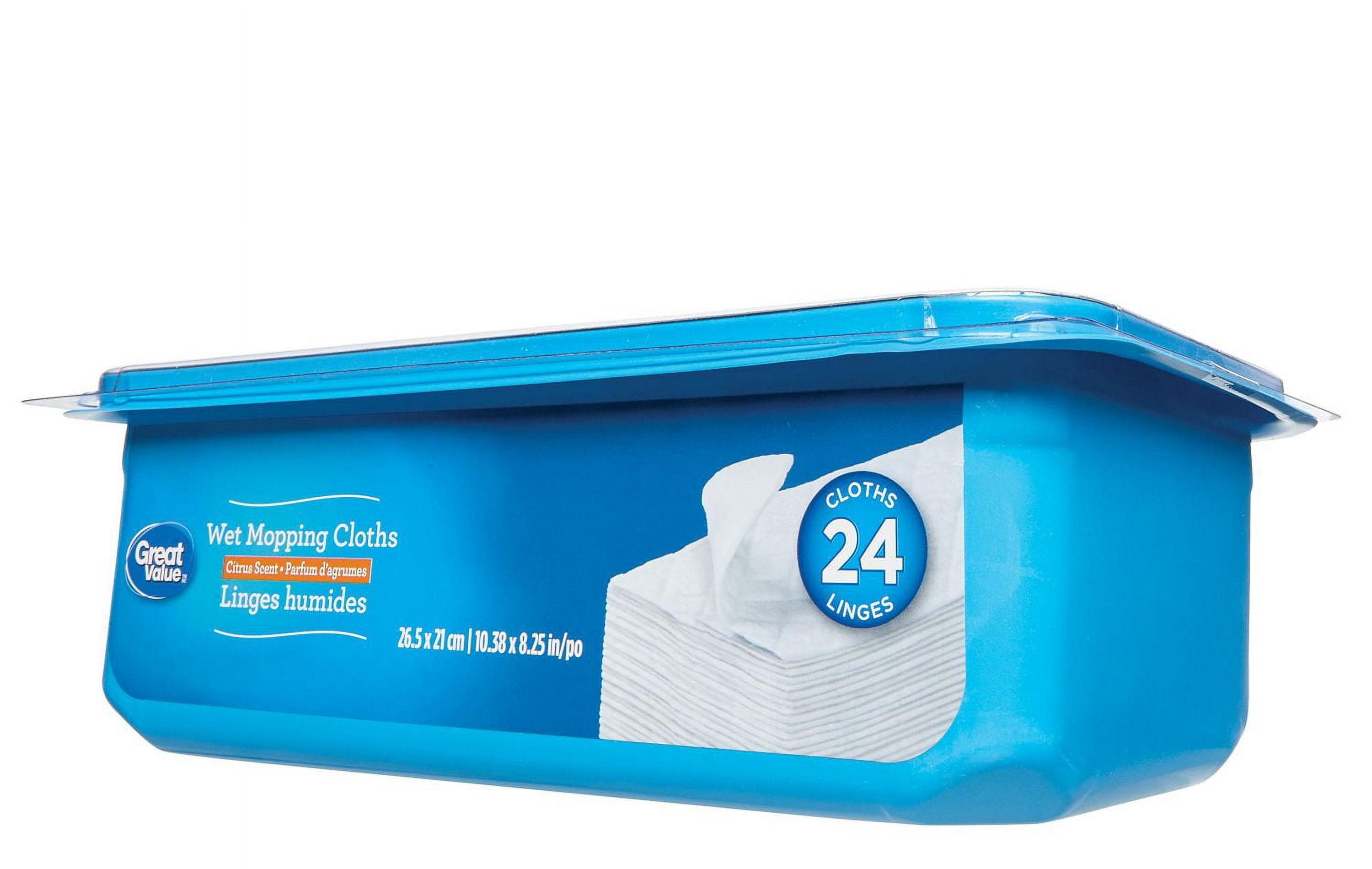 Great Value Citrus Scent Wet Mopping Cloths
