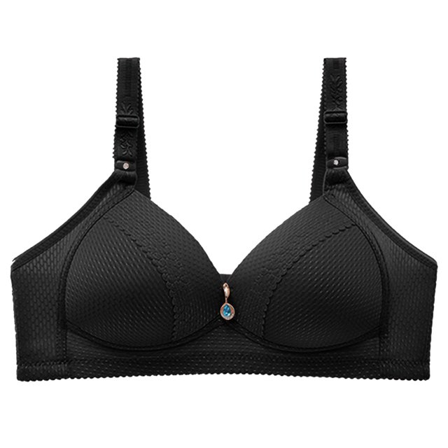 Soutien-gorge Mode Femme avec Nœud Imprimé Confortable Sans Armatures