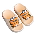 thumbnail image 1 of MIASHUI Kids Dinosaur Slippers Non-Slip Toddler Beach Pool Shower Home Slide Sandals,White,9, 1 of 9