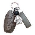 thumbnail image 3 of Car Key Fob Cover Protector Wear Resistant Waterproof Soft Automotive Key Holder Gray, 3 of 9