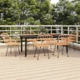 thumbnail image 1 of vidaXL 7 Piece Garden Dining Set Poly Rattan, 1 of 5