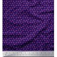 thumbnail image 1 of Soimoi Poly Georgette Fabric Flower Artistic Printed Fabric 1 Yard 42 Inch Wide, 1 of 3