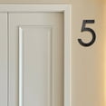 thumbnail image 4 of EGNMCR 5 Inch Modern Metal House Numbers Black Door Number House Address Letters And Numbers For Outside Signs Door number sign, 4 of 5