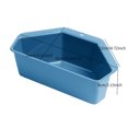 thumbnail image 2 of Oleegame 1PC Spoon And Lid Rest Kitchen Leaking Basket Triangular Kitchen Waste Leaking Basket Sink Side Shelf Blue, 2 of 2