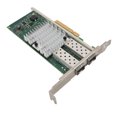 thumbnail image 1 of Carte PCIE SFP+ 10Gb, PCIE Basse Consommation Convergée X 8 PCIE Adaptateur Ethernet LAN pour Serveur, 1 of 7