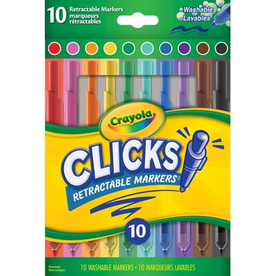 Crayola Clicks Retractable Markers 10 Count