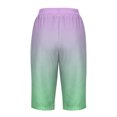 thumbnail image 4 of UPPADA Linen Shorts for Women Linen Shorts for Women Gradient Color Sweatshorts Drawstring High Waisted Short Pants Knee Length Sweatshort Pockets My Orders Placed Recently By Me Today, 4 of 5