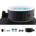 thumbnail image 1 of Costway SPA Rond de 80 Pouces pour Piscine, Bain à Remous Gonflable avec 130 Jets d'Air, Chauffe-Eau et Pompe Électriques, 1 of 10