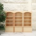 thumbnail image 1 of Wooden Miniature Bookcase, Dollhouse Bookcase, Dollhouse Decoration For Living Room Study Room Wood Color Bookcase, 1 of 8