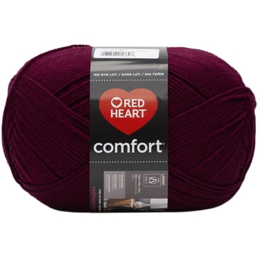 Red Heart® Comfort® Yarn, Solid, Acrylic #4 Medium, 16oz/454g, 867 Yards