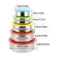 thumbnail image 3 of Qonioi 5-Piece Stainless Steel Mixing Bowl Set, Airtight Sealable Lids Food Storage Containers, Heat-Resistant Kitchen Prep Bowls for Mixing Serving Organizing, 3 of 7
