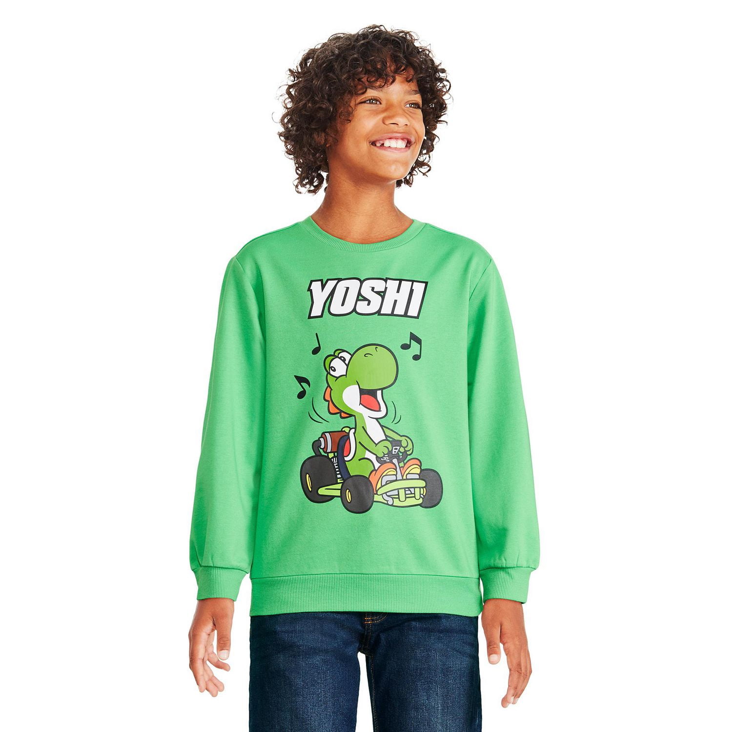 Mario Kart Boys' Yoshi Sweatshirt