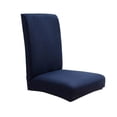 thumbnail image 4 of TopLLC Chair Covers for Dining Room, Stretch Solid Color Chair Slipcovers, Soft Breathable Dust-proof Spandex Decorative Seat Cover Elastic Removable Washable Universal Chair Protector for Kitchen, 4 of 5