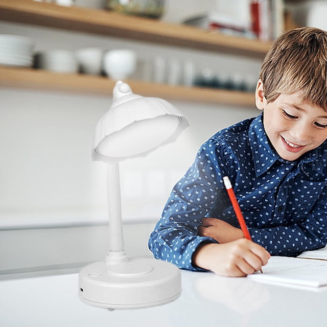 YIMWNYI Lampe de Bureau LED Réglable, Lampe de Lecture Rechargeable Pliable, 3 Modes de Température de Couleur, Protection des Yeux Sans Scintillement, Chargement USB, Lampe de Bureau pour Lecture, Bureau