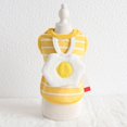 thumbnail image 3 of Gilet Rayé pour Animaux de Compagnie Mignon Chien Gilet Œuf Rayé Chat Gilet Œuf Mignon Printemps Été Gilet Rayé Costumes pour Chiots Gilet Œuf Rayé Mignon Doux pour la Peau Respirant Col Rond Chien, 3 of 6