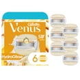thumbnail image 2 of Venus MoistureGlide Women's Razor Blades, With Built-in Shave Gel Bars, 6 Razor Blade Refills, 2 of 16