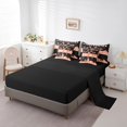 thumbnail image 3 of YST Cheerleader 7-Piece Comforter Set, Black Dusty Pink Dance Bedding Set, Full, 3 of 4