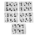 thumbnail image 2 of Gels Humidificateurs pour Tambour, Coussinets de Gel en Silicone Durable Forme Ovale 30 Pcs pour Performance, 2 of 8