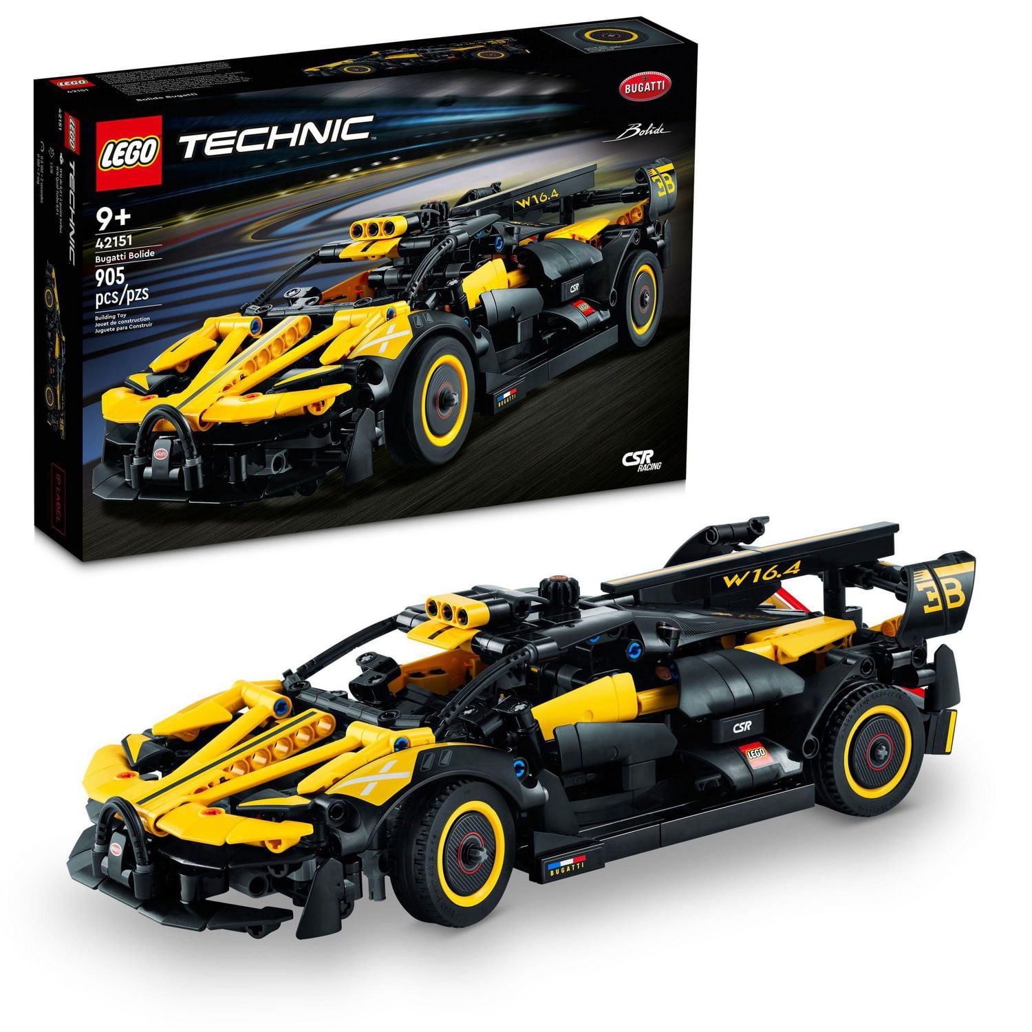 LEGO Technic Bugatti Bolide Race Car Model Building Set, Engineering Toy, Collectible Sports Car Construction Kit for Kids Ages 9 and Up, Birthday Gift Idea, 42151