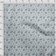 thumbnail image 4 of oneOone Velvet Dusty Blue Fabric Floral Craft Projects Decor Fabric Printed By The Yard 58 Inch Wide, 4 of 4