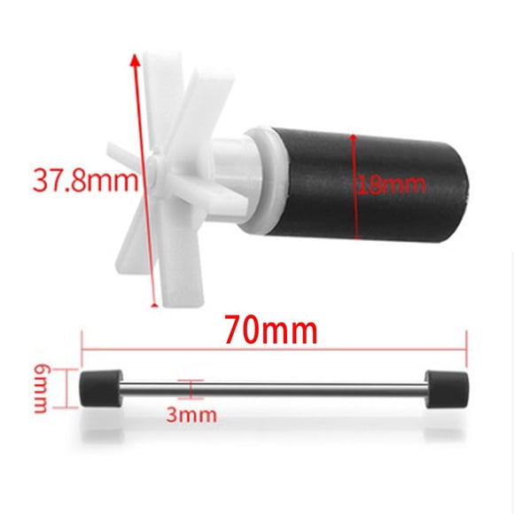 LEFU pour Lay Z Spa Pompe à Eau Kit de Remplacement avec Joint pour Spas et Bains à Remous, Arbre en Acier Inoxydable, 2 Tailles Disponibles, Correction d'Erreur E02, Réduction de Bruit