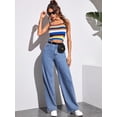 thumbnail image 4 of U.Vomade Jeans Taille Haute pour Femmes Jeans à Jambe Grand pour Dames, 4 of 6