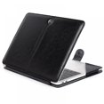 thumbnail image 1 of Shockproof Laptop Case PU Leather Carrying Book Folio Protective Stand Cover Sleeve Case For Macbook Pro, 1 of 9