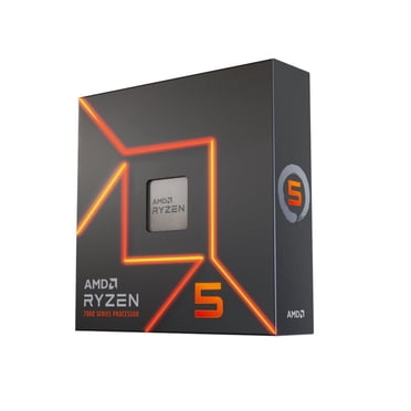 AMD Ryzen 5 7600X - 6 Cœurs 4,7 GHz - Socket AM5 - Processeur de Bureau 105 W (100-100000593WOF)
