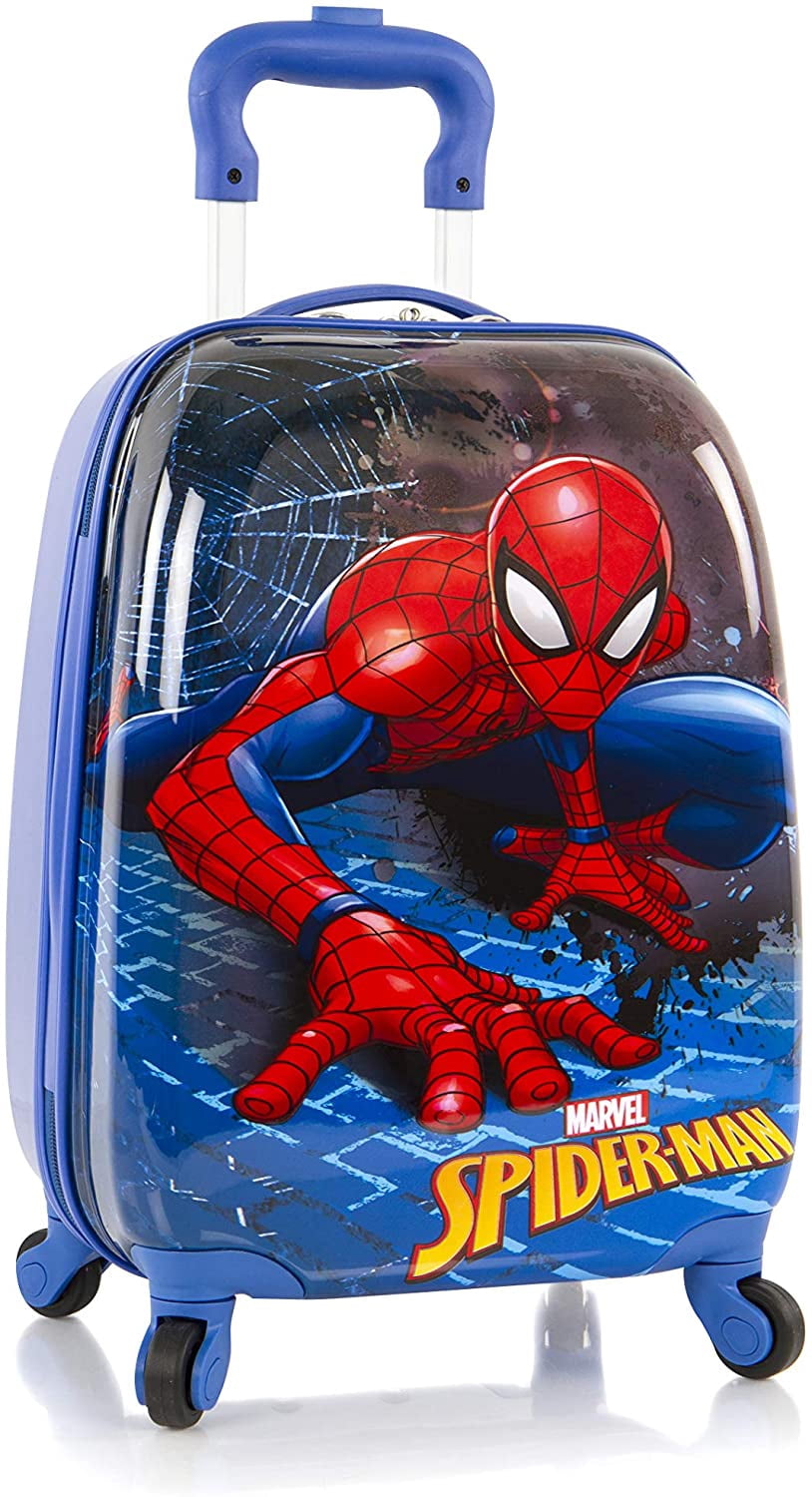 Marvel Spiderman Hardside Child Spinner Rolling Luggage for Kids - 18 inch