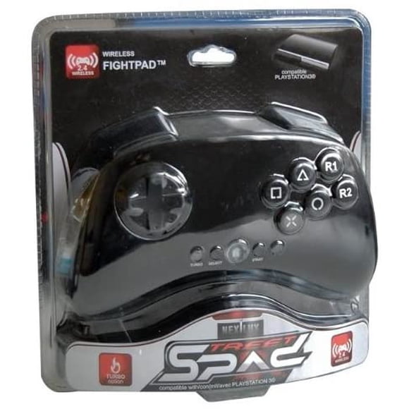 WIRELESS CONTROLLER for PLAYSTATION 3 (PS3) STREET PAD - PIANO BLACK