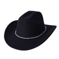 thumbnail image 4 of Glitter Silver Black Cowboy Hats For Women Western Sparkly Rhinestone Hat For Ladies, 4 of 4