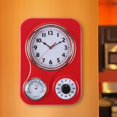 thumbnail image 4 of Lily's Home Horloge de Cuisine Rétro avec Température et Minuterie (Rouge), 4 of 4